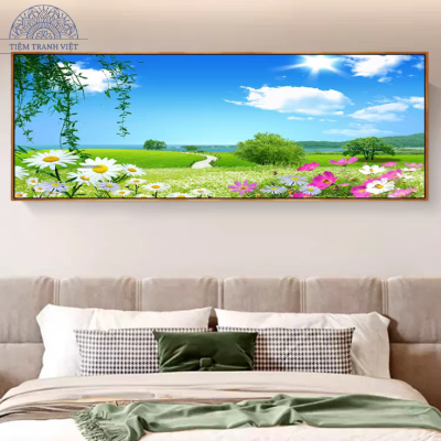 Tranh treo phòng ngủ mệnh mộc
