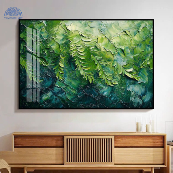 Tranh Phong Cảnh Lá Xanh