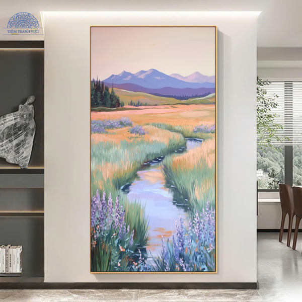 Tranh Phong Cảnh Tiếng Thì Thầm Của Đồng Xanh
