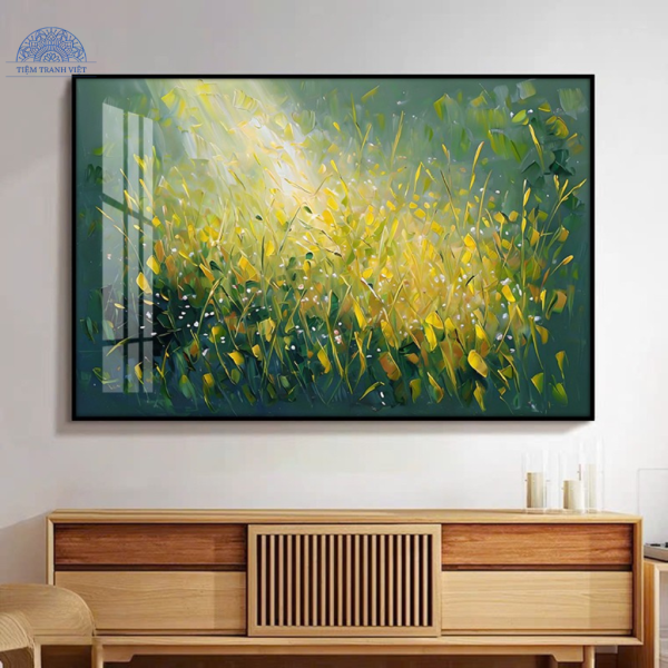 Tranh Ban Mai Trên Đồng Cỏ Nghệ Thuật