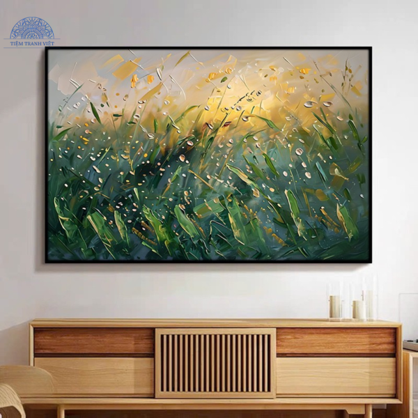 Tranh Sương Sớm Thức Dậy Nghệ Thuật