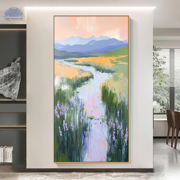 Tranh Phong Cảnh Tiếng Thì Thầm Của Đồng Xanh
