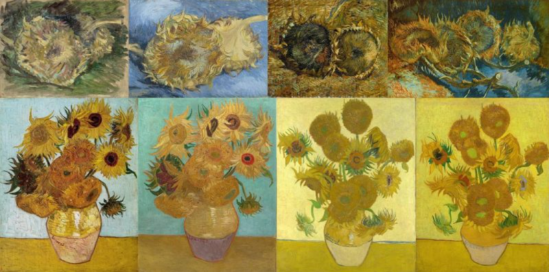 Bộ Tranh Van Gogh Hoa Hướng Dương