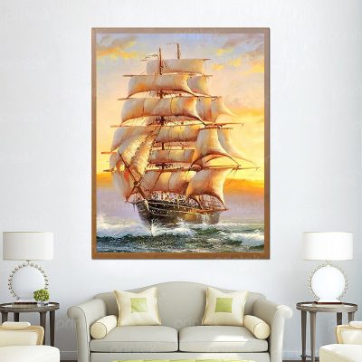 Tranh thuận buồm xuôi gió hợp tuổi nào? Canvas
