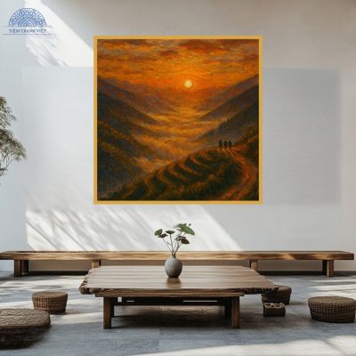 Hoàng hôn trên đỉnh núi
