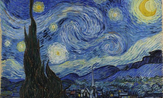 Bức tranh đêm đầy sao của vangogh