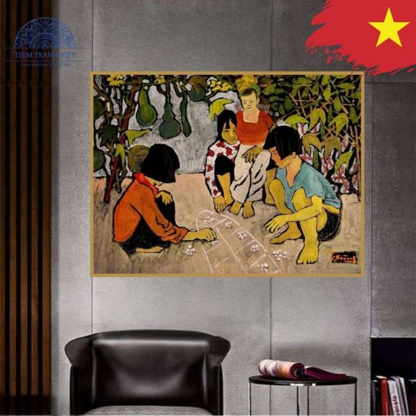 Tranh Dân Gian Ô Ăn Quan