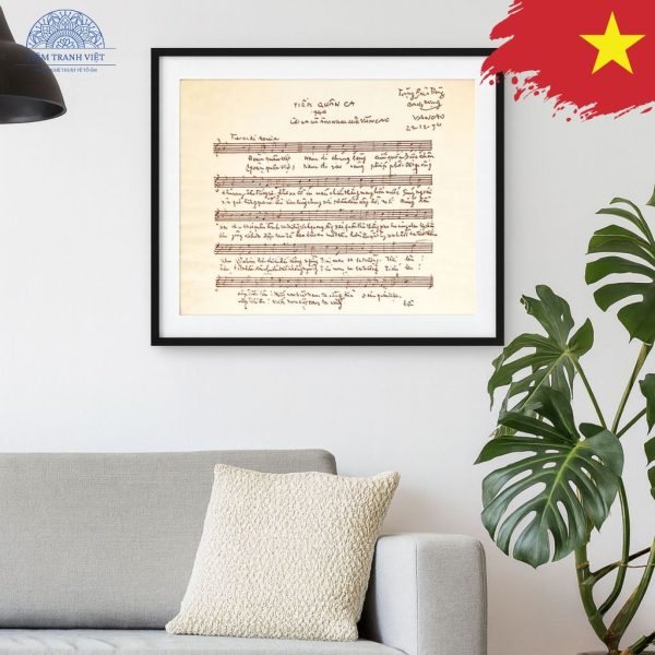 Tranh Bản Thảo Gốc Tiến Quân Ca
