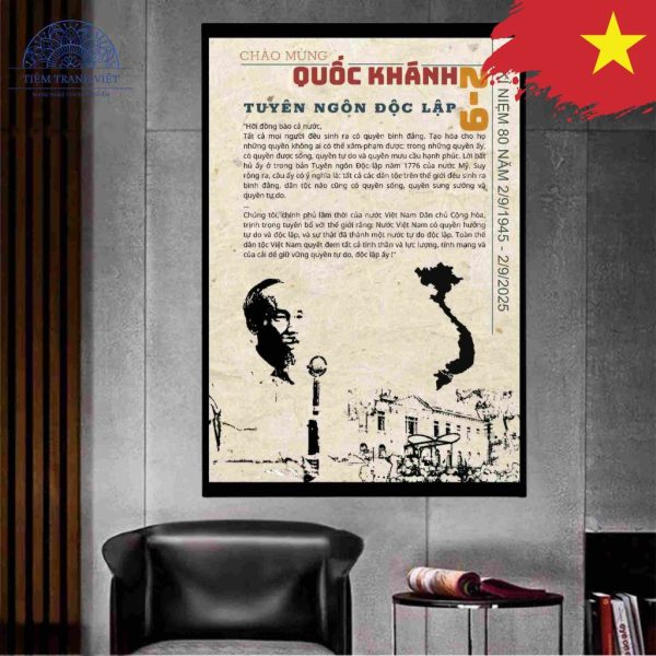 Tranh Độc Lập Tự Do Quốc Khánh Việt Nam