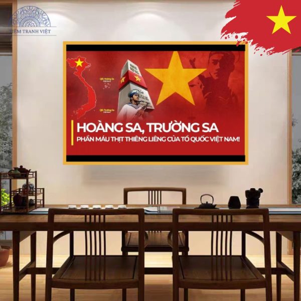 Tranh Máu Thịt Thiêng Liêng Của Tổ Quốc