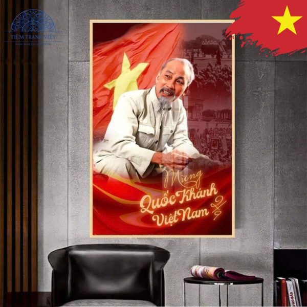 Tranh Bác Hồ Mừng Quốc Khánh Việt Nam